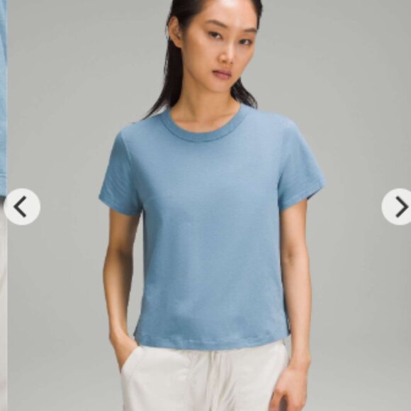lululemon athletica Tops - Lululemon Classic-Fit Cotton-Blend T-Shirt